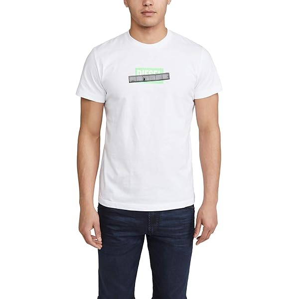 Amazon | (ディーゼル) メンズ Tシャツ ロゴグラフィックTシャツ